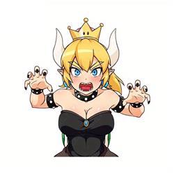 Super Mario anime car sticker 13cm