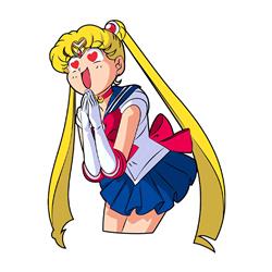 Sailor Moon Crystal anime car sticker 13cm