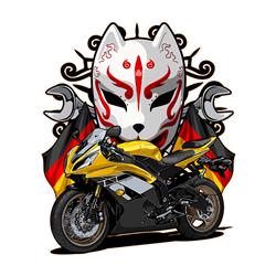 Demon slayer kimets anime car sticker 13cm