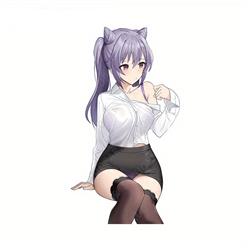 Genshin Impact anime car sticker 13cm