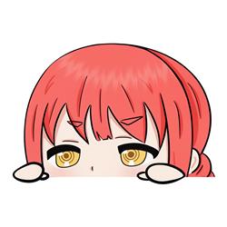 Bocchi the rock anime car sticker 13cm