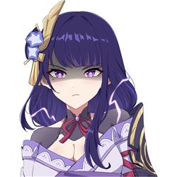 Genshin Impact anime car sticker 13cm