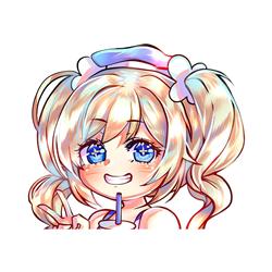 Genshin Impact anime car sticker 13cm