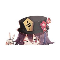 Genshin Impact anime car sticker 13cm