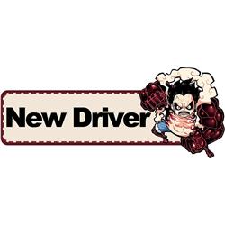 One Piece anime car sticker 13cm