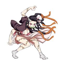 Demon slayer kimets anime car sticker 13cm