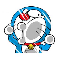 Doraemon anime car sticker 13cm
