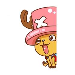 One Piece anime car sticker 13cm
