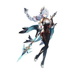 Genshin Impact anime car sticker 13cm