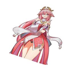 Genshin Impact anime car sticker 13cm