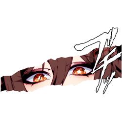 Genshin Impact anime car sticker 13cm