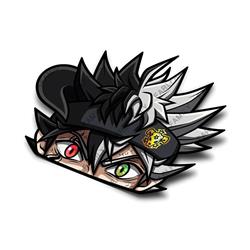Black Clover anime car sticker 13cm