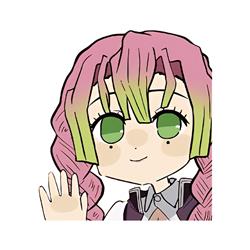 Demon slayer kimets anime car sticker 13cm
