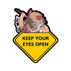 Demon slayer kimets anime car sticker 13cm