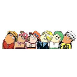 One Piece anime car sticker 13cm