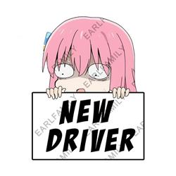 Bocchi the rock anime car sticker 13cm