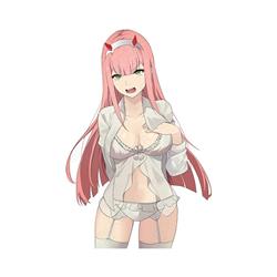 Darling In The Franxx anime car sticker 13cm