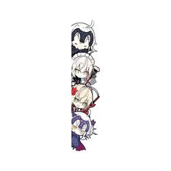 Genshin Impact anime car sticker 13cm