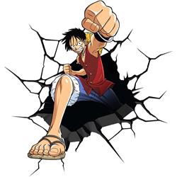 One Piece anime car sticker 13cm