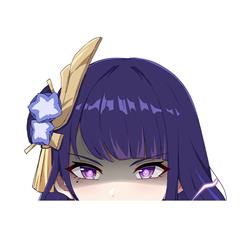 Genshin Impact anime car sticker 13cm
