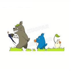 TOTORO anime car sticker 13cm