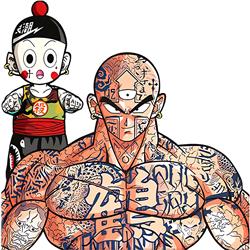 Dragon ball anime car sticker 13cm