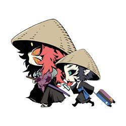 Demon slayer kimets anime car sticker 13cm