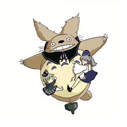 TOTORO anime car sticker 13cm