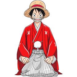 One Piece anime car sticker 13cm