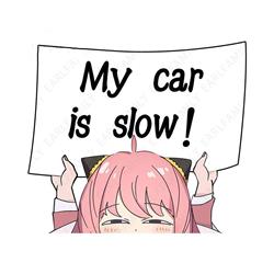 SPY×FAMILY anime car sticker 13cm