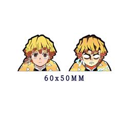 demon slayer kimets anime 3D illusion stickers