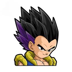 Dragon ball anime car sticker 13cm