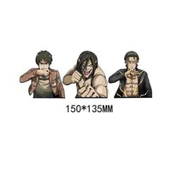 Attack on Titan anime 3D illusion stickers