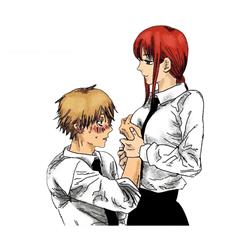 chainsaw man anime car sticker 13cm