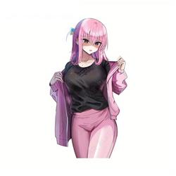 Bocchi the rock anime car sticker 13cm