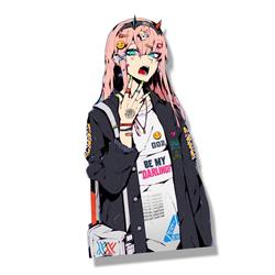 Darling In The Franxx anime car sticker 13cm