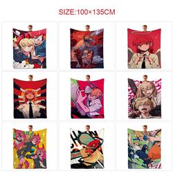 chainsaw man anime Blanket 100*135cm