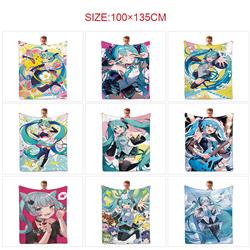Hatsune Miku anime Blanket 100*135cm