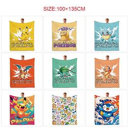 Pokemon anime Blanket 100*135cm