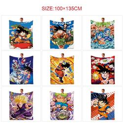 Dragon ball anime Blanket 100*135cm