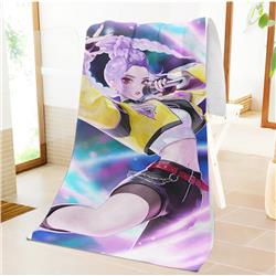 Kpop demon hunters anime bath towel 70*140cm