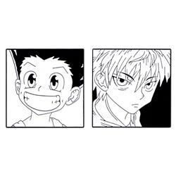 HunterX Hunter anime pin