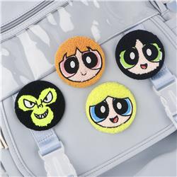 The powerpuff girls  anime pin
