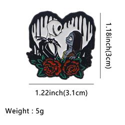 The Nightmare Before Christmas anime pin