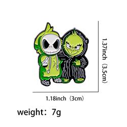 The Nightmare Before Christmas anime pin 5pcs a set