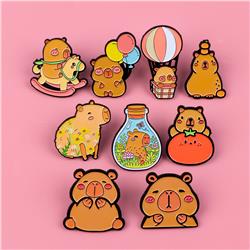 Capybara anime pin