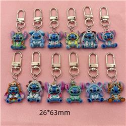 stitch anime keychain