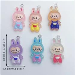 Labubu anime pendant 10pcs a set