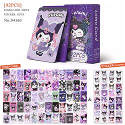 Kuromi anime lomo cards 92 pcs a set