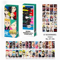 Tokyo Revengers anime bookmark 62pcs a set